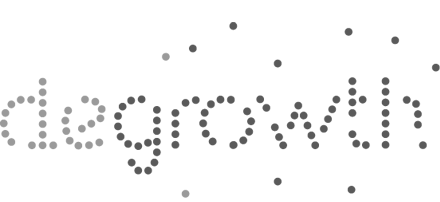 Logo degrowth achromatic