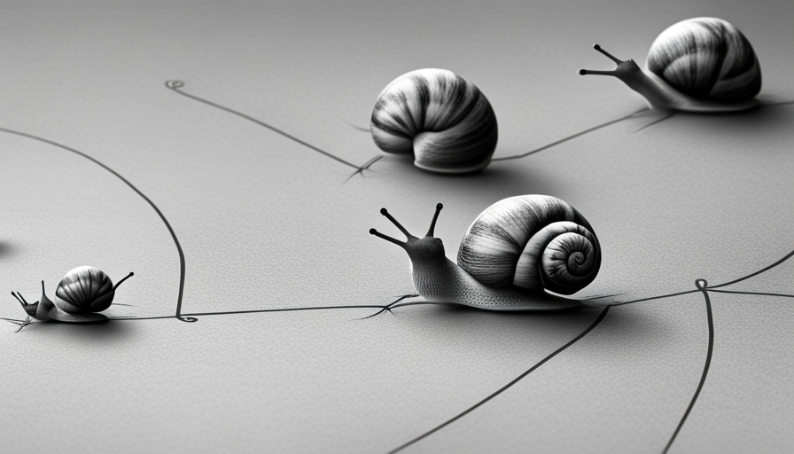 3565179681 a drawing of multiple snails that are moving on th xl beta v2 2 2