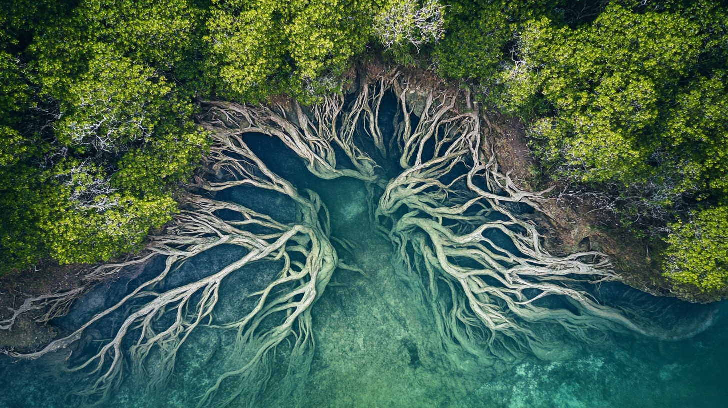 Stockcake mangrove aerial view 1760110786